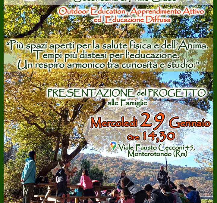 Presentazione SCUOLA NATURALE SOLEETERRA 29 Gennaio 2025